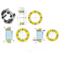 BIKON-Technik聯(lián)軸器1003 45x75用于各個行業(yè)，如風(fēng)力站、鋼廠