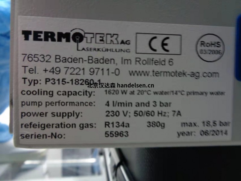 Termotek冷卻水循環(huán)泵P315-18260-1用于半導體行業(yè)