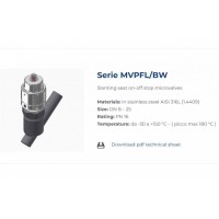 BUROCCO MVPFL/BW系列結(jié)構堅固緊湊氣動斜閥開關截止微型閥