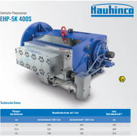 Hauhinco EHP-5K 400S 五工柱塞泵，帶板閥，工作壓力高達 420 bar