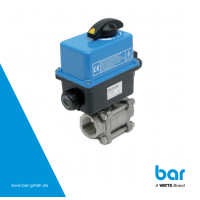 德國bar GmbH 2/2路電動閥-EKIV型，帶電動執(zhí)行器STV