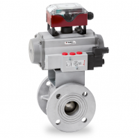 Warex Valve 球閥 DBV 400，法蘭連接，專(zhuān)門(mén)用于粉末和散裝處理