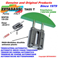 ZETASASSI? 自動直線傳動鏈張緊器 TA系列，由特殊鋁合金閥體制成